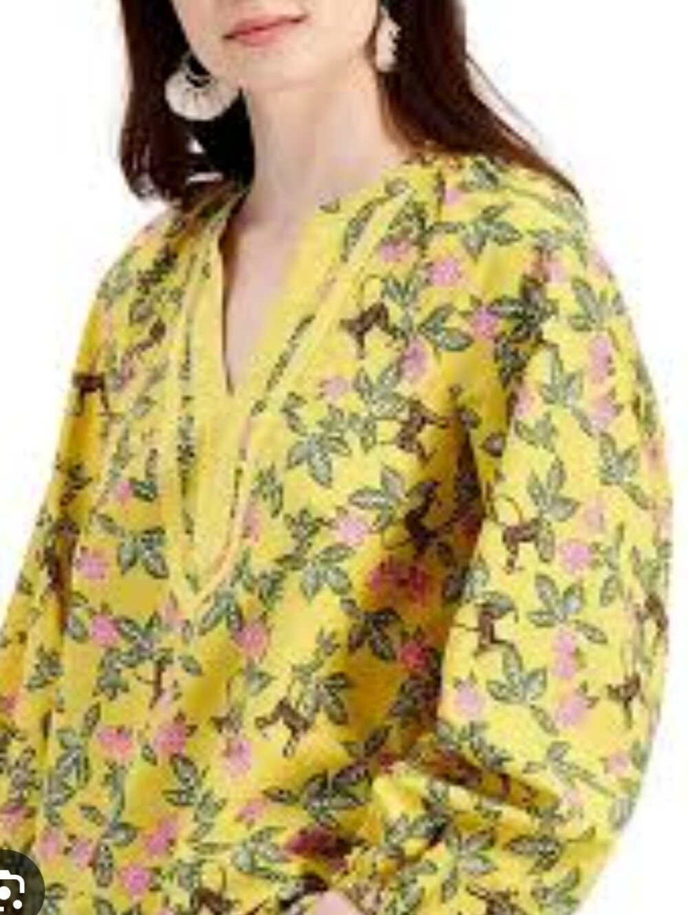 Charter Club Printed Preppy Boho Tunic